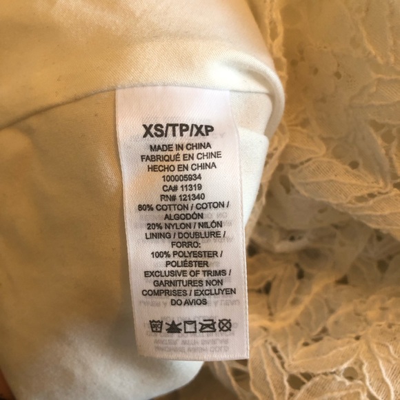 White Lace Dynamite Skirt XS - Picture 8 of 8